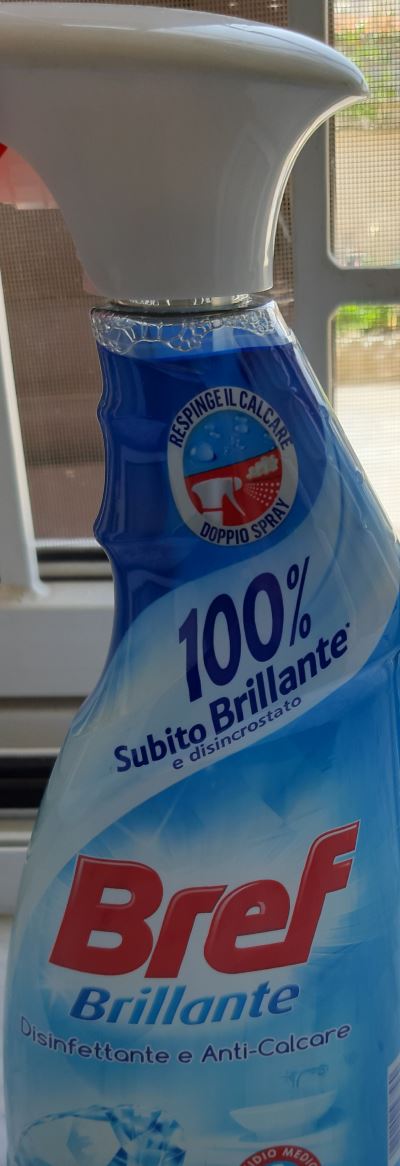 12 pz Bref Bagno Spray Brillante Disinfettante e Anticalcare Water  Disincrostato