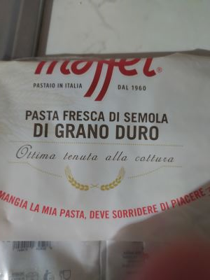 Pasta fresca di semola di grano duro