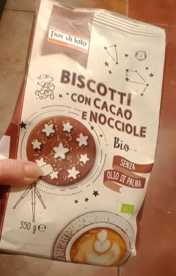 Biscotti cacao e nocciole bio