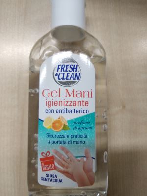 Gel mani igienizzante