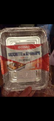 Vaschette in alluminio con coperchio 