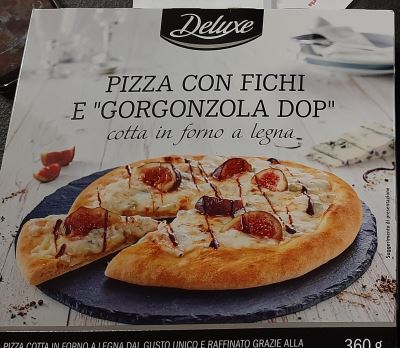 Pizza surgelata con fichi e gorgonzola dop