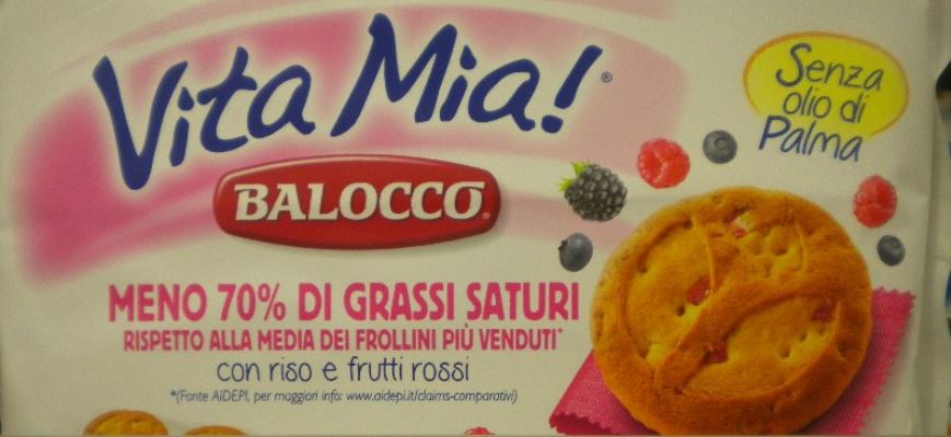 Vita mia con riso e frutti rossi