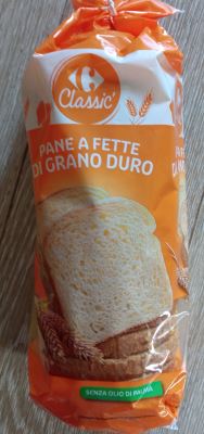 Pane a fette di grano duro