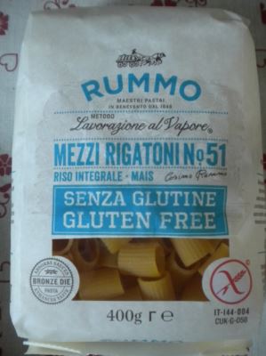 Mezzi rigatoni N 51gluten free