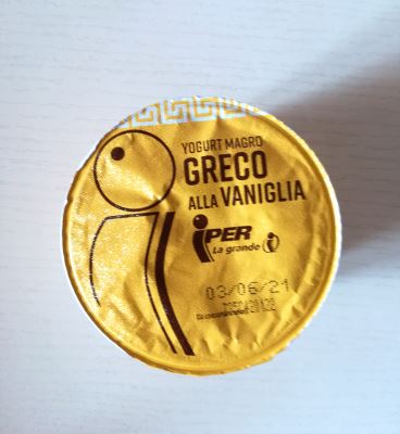 Yogurt magro greco alla vaniglia 