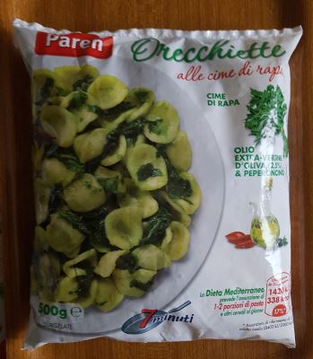 Orecchiette alle cime di rapa surgelate Paren