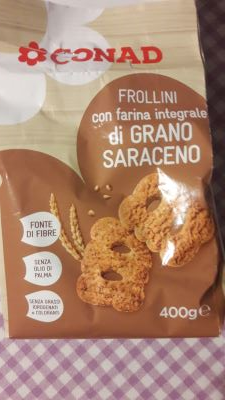 Frollini con farina integrale di grano saraceno