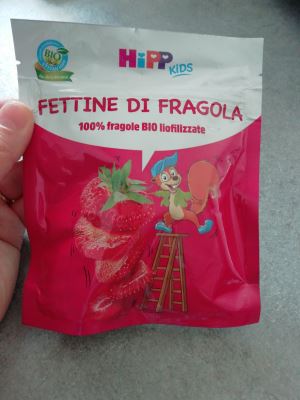 Fettine di Fragola liofilizzate