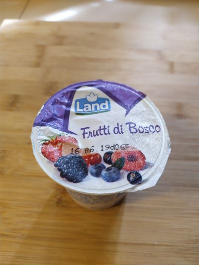 Yogurt frutti di bosco