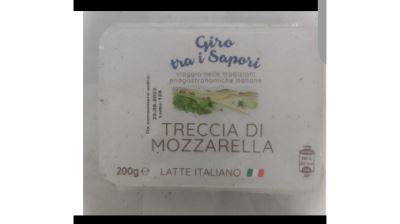 Treccia di mozzarella