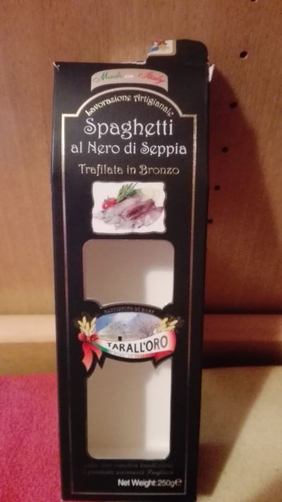 Spaghetti al nero di seppia - trafilati in bronzo