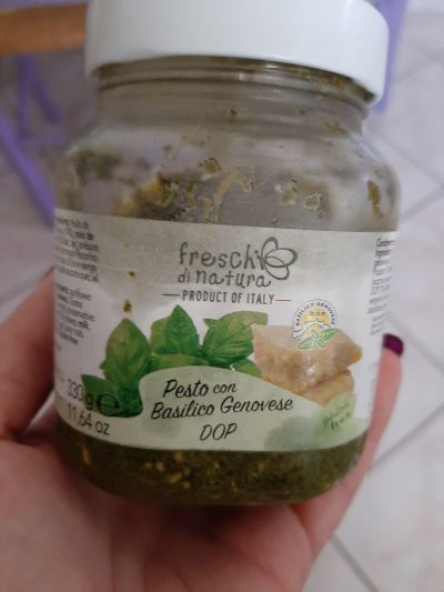 Pesto con basilico genovese DOP