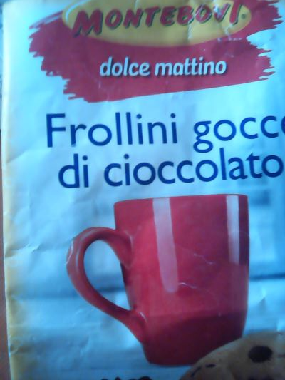 Frollini gocce di cioccolato