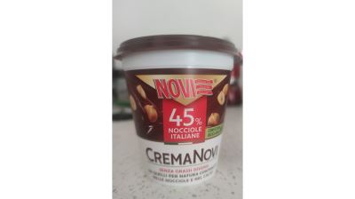 Crema spalmabile alle nocciole 45%