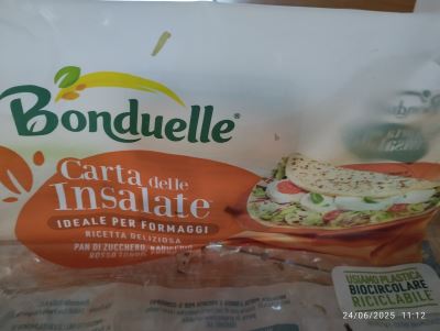 Carta delle insalate. Ideale con i formaggi 