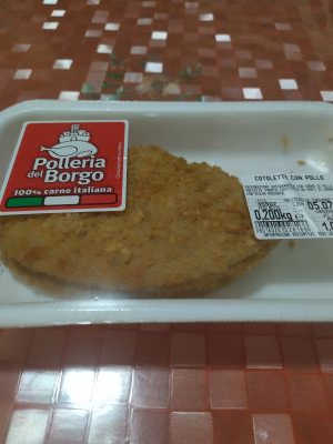 Hamburger di pollo la collina delle bonta