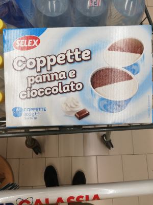 Coppette panna e cioccolato 