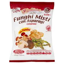 Funghi misti con asparagi