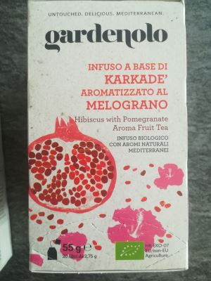 Infuso a base di karkade aromatizzato al melograno