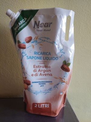 Ricarica sapone liquido mani  Estratto di Argan e Avena