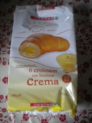 Croissant alla crema 