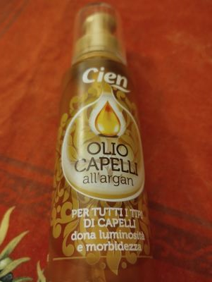 Olio per capelli all'argan 