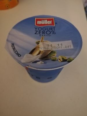 Yogurt zero al pistacchio 