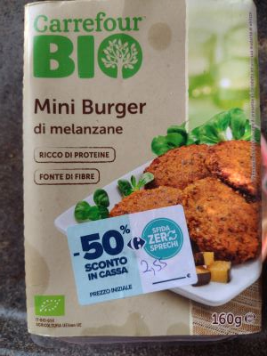 Mini burger di melanzane 