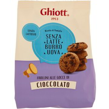 Frollini con gocce di cioccolato