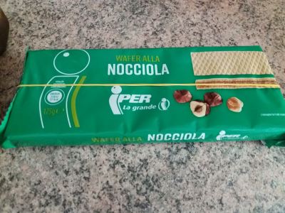 Wafer alla nocciola 