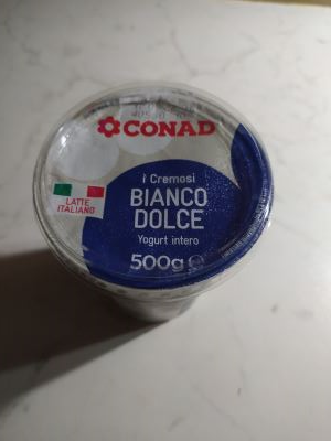 Yogurt bianco dolce