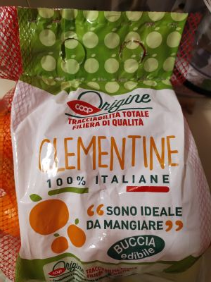 Clementine buccia edibile