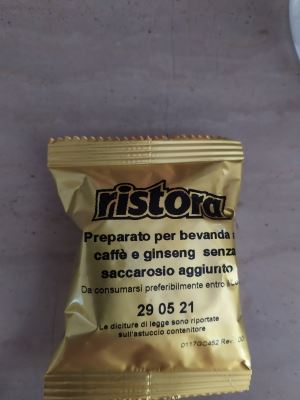 Preparato per bevanda al caffè e Ginseng senza saccarosio aggiunto