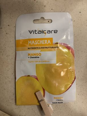 Maschera Nutriente & Ristrutturante Mango + Cheratina (per tutti i tipi di capelli)