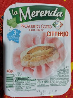 La merenda Prosciutto cotto