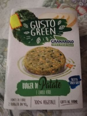 Gusto Green Burger di patate e cavolo verde