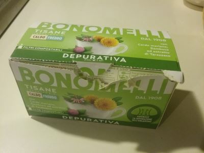 Bonomelli Tisane Funzionali, Depurativa, Confezione da 16 Filtri, con Cardo  Mariano, Sambuco e Tarassaco, Integratore Alimentare, Infusione a Caldo ea