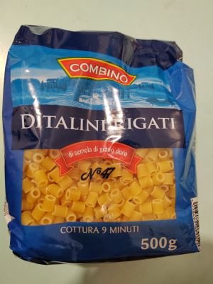 Pasta di semola di grano duro-DITALINI RIGATI