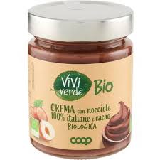 Crema con nocciole e cacao biologica 