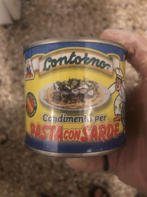 Condimento per pasta con le sarde