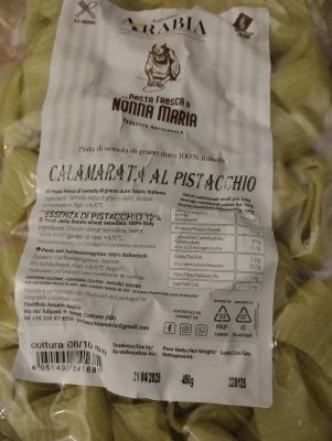 Calamarata al pistacchio