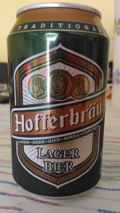 Hofferbrau lager bier