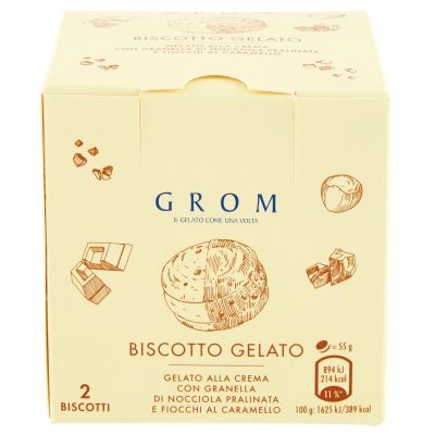 Biscotto gelato alla crema 