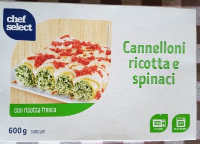 Cannelloni ricotta e spinaci Chef Select
