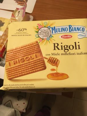 Rigoli  con miele millefiori italiano