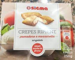 Crepes pomodoro e mozzarella