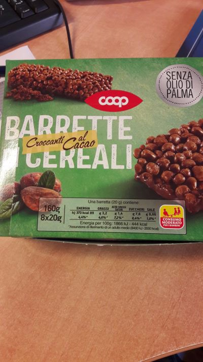 barrette cereali coop