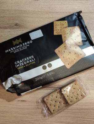 Crackers integrali senza glutine