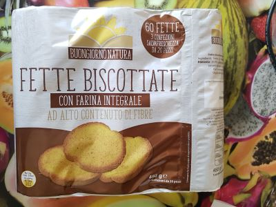 Fette Biscottate con farina integrale 